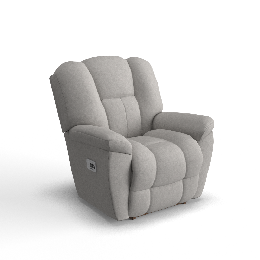 Maverick Power Rocking Recliner w/ Headrest & Lumbar, In Stock